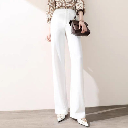 High Waist Loose Wide Leg Straight Leg Pants