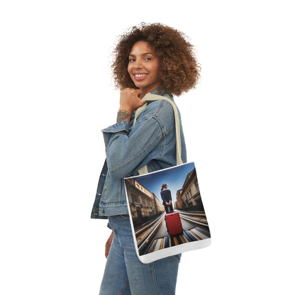 Canvas Tote Bag, 5-Color Straps