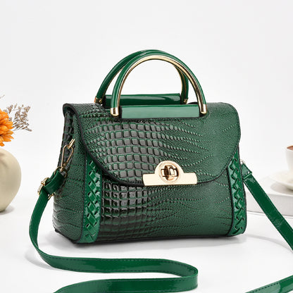 green Small Square Fashion Shoulder Crossbody Bag